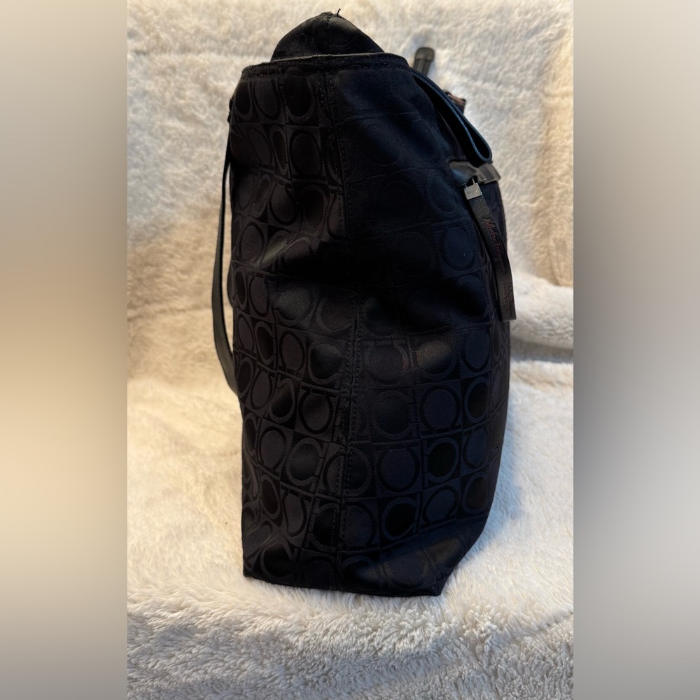 EUC Vintage Salvatore Ferragamo Jacquard Gancini Bag - Picture 3 of 13